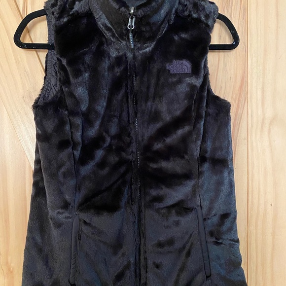 North Face like NEW reversible vest black with black velvet lining size small - Picture 6 of 12